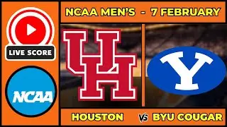 🔴 LIVE: Houston at BYU | NCAAM Men's Basketball Scoreboard | Feb 7 | Big 12 Saturday Night