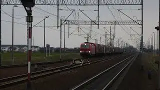 Przejazd 193 372 DB Cargo przez Świętą Katarzynę