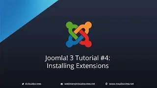 Joomla 3 Tutorial #4: Installing Extension