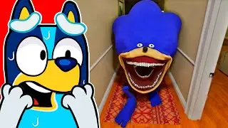 BLUEY RÉAGIT aux Vidéos EFFRAYANTES de SONIC TAPES !