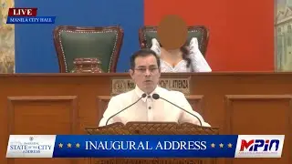 Inaugural State of the City Address of Manila Mayor Francisco 