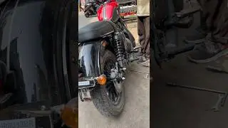 New yezdi roadster exhaust change