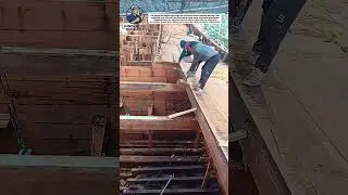 Heavy-Duty Sledgehammer Work for Concrete Formwork Adjustment