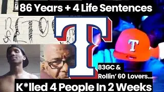 Tiny Diamond From 83GC K*lled 4 People w/ Rollin 60 GF in 2 Weeks, Sentence to 86 Year + 4 Lifes