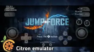 testing jump force game on citron emulator #gaming test #emulation #Jump force