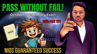 NIOS October Exam 2025🔥 | 100% Pass Tips & Exam Writing Tricks | Important Questions | VERMA ACADEMY
