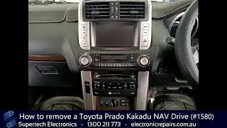 How to remove a Toyota Prado Kakadu NAV Drive (#1580)