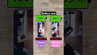 Xiaomi 15 vs iPhone 16 Pro battery test!