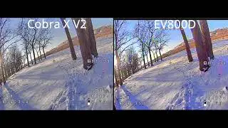 Skyzone Cobra X V2 & Eachine EV800D DVR comparison
