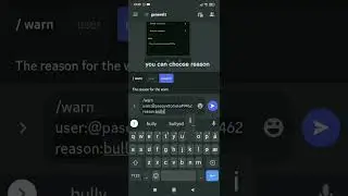 How to give people warning in discord