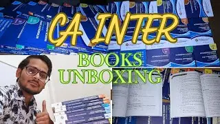CA Inter Books 📚 Unboxing Sep26/Jan27 ICAI New Scheme Books 