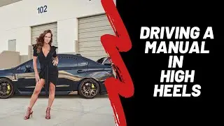 Driving a Manual STI and S550 Mustang in HIGH HEELS.
