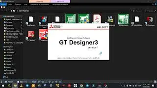 0.1-SIMULACION BASICA EN GT DESINGER3(HMI MITSUBISHI) CON GX DEVELOPER 8 98C