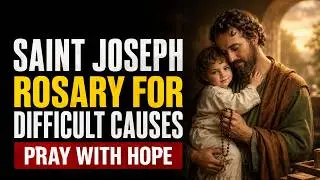 🤍ROSARY OF THE IMPOSSIBLE TO THE POWERFUL SAINT JOSEPH 🍂