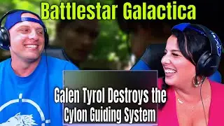 REACTION TO Battlestar Galactica | Galen Tyrol Destroys the Cylon Guiding System WOLF HUNTERZ REACT