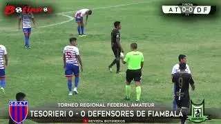FEDERAL AMATEUR, Tesorieri 0 vs 0 Defensores de Fiambal&aacute;