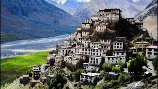 Construction materials used in approx 800 years old Key Monastery in Spiti valley