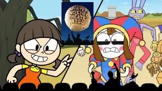 @HornstrompFingers | Pomni & Catnap in Squid Game & Mystery Science Theater 3000
