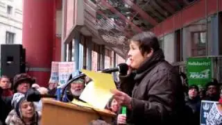 Progress Illinois: Roberta Lynch addresses protesters