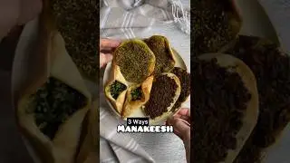 How To Make Homemade Manakeesh 3 Ways (Vegan)