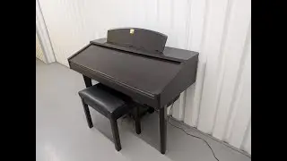 Yamaha Clavinova CVP-207 digital piano / arranger in rosewood. stock nr 25400