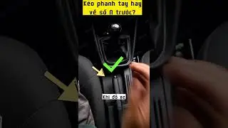 Sử dụng phanh tay tr&ecirc;n &ocirc; t&ocirc; thế n&agrave;o cho đ&uacute;ng