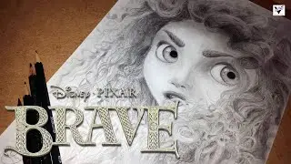 How to Draw Merida from Brave || Art Villa