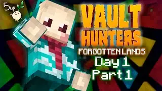 WE PLAYED THE HARDEST MINECRAFT MOD - VAULT HUNTERS Forgotten Lands (Day 1 Part 1)