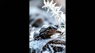 Wood Frog Freezes to Survive Winter || Древесная лягушка замерзает, чтобы пережить зиму
