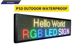 Single Color SMD LED Screen | Portable Multi Color LED Screen | P10 Single Color Waterproof Screen
