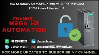 Разблокировка пароля загрузки ЦП ПЛК Siemens S7 300 | 100% разблокировка ЦП | #siemens #s7300 #si...