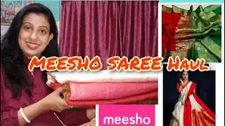 Meesho Party Wear Saree Haul//Festival special sarees under budget