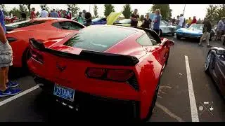 Corvette Day in the Featured Lot at Portland Cars and Coffee