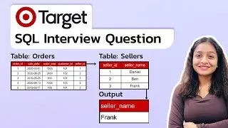 Target SQL Interview Question | Using Sub-query | Level - MEDIUM
