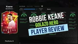 91 Robbie Keane Golazo Hero Player Review - What a PLAYER!!! FC 24 Ultimate Team
