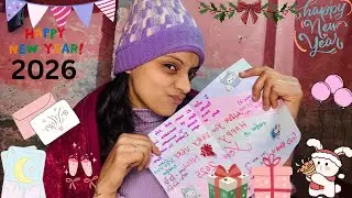 ✨ Happy New Year 2026 🎉 Greeting Card Making | Easy & Beautiful Design ✨|Twinkle Vlog-47|