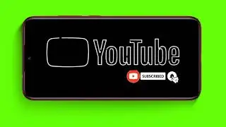 Green screen mobile frame png subscribe animation.