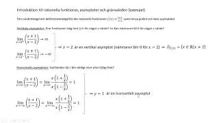 Rationella funktioner ett exempel