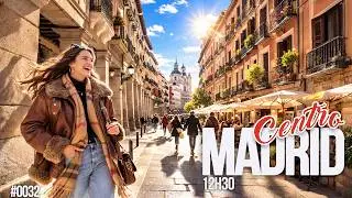 🇪🇸 Madrid Walking Tour | From Gran V&iacute;a to Plaza Mayor &ndash; Royal Madrid  | Real Street Sounds: #0032