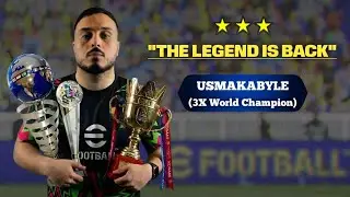 THE LEGEND IS BACK! USMAKABYLE 3X WORLD CHAMPION GO TO TOP 50 GLOBAL PLAYERS | EFOOTBALL 2026