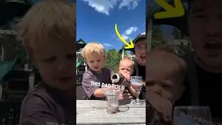 This dad let his son say one bad word and then this happened 😂