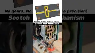 This Mechanism Converts Rotary to Linear Motion! 😲 #mechanism #engineering #motion #3ddesign #3d