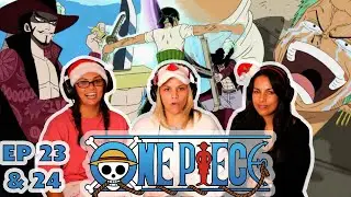 Zoro vs Mihawk | Aussie Sisters React to One Piece | Ep 23&ndash;24
