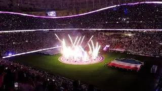 Lights and Pyro Show at 🇳🇱 v 🇦🇷  FIFA World Cup 2022, Lusail Stadium #fireworks #lightshow