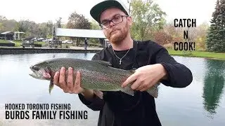 Burd's Family Fishing Trout Pond ( CATCH N' COOK! )