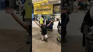 Ghana Airport Diaspora Surprised