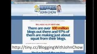 Blogging With John Chow VIDEO REVIEW
