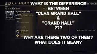 WARFRAME - Dojo - Clan Grand Hall VS Grand Hall ???