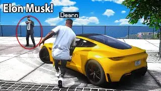 Tôi Đã Cướp Siêu Xe TESLA Của Elon Musk Trong GTA 5.. (Mods)