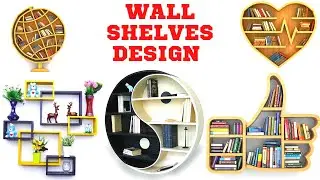 Modern Floating Wall shelves Design 2022| Latest Wooden Corner wall Shelves For Home Interior